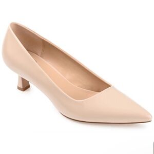 Brand‎ New Journee Collection Women’s Celica Slip On Kitten Heel Pumps Size 12W